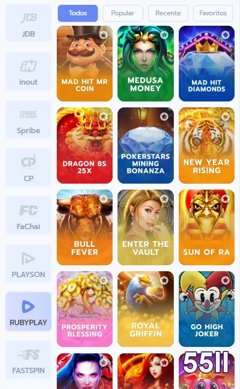 Plataforma de jogos VIP da 55ll, oferecendo serviços exclusivos para gamers.